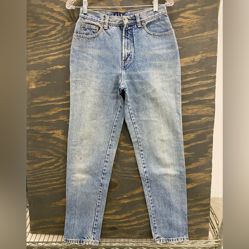Vintage 90s GAP Jeans Women’s Slim Regular High Rise Tapered Leg 28x29